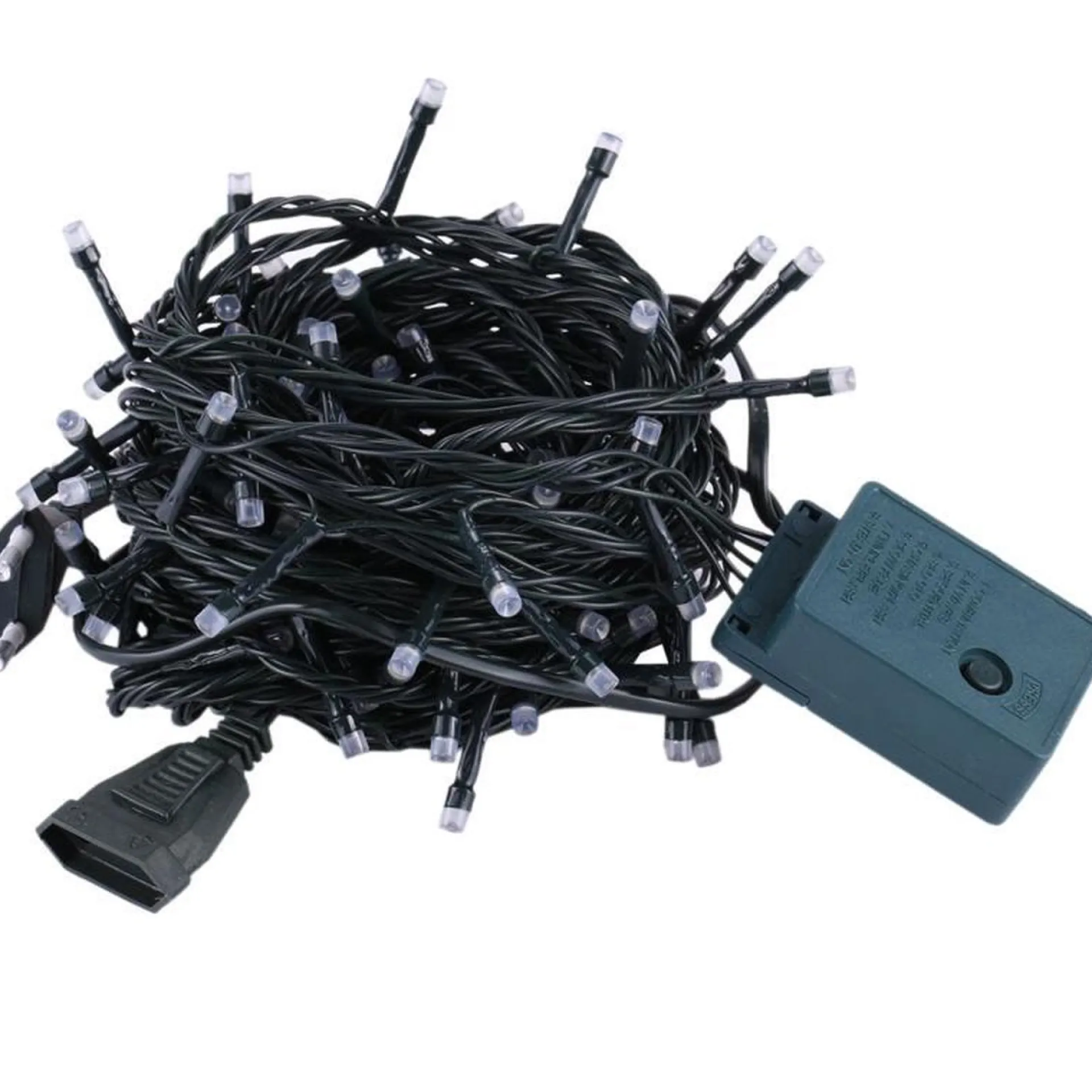 Merkloos Waterproof String Light, Lengte: 10 M, 100 Leds String Light Met End Joint & Controller, Knipperend / Fading / Chasing Effect, Eu-Stekker, Ac 220V Shop