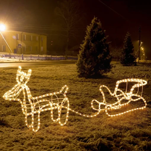 DecorativeLIghting Westfalia Buitenverlichting - Rendier Met Slee - Warm Wit Sale