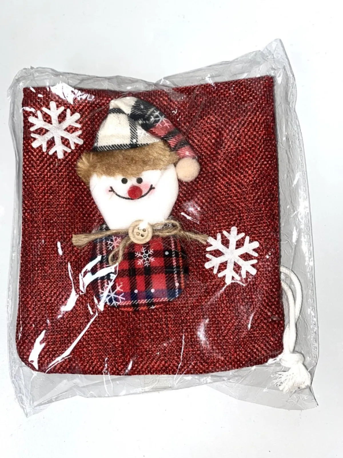 Non Merk Kerstsokken>Wijnfles Kerstsok Decoratie- Wijnfles Decoratie -Diner- Wijn- Fles- Kerstcadeau- Wijnfleshouder