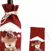 Merkloos Wijnfles- Verpakking- Flesverpakking- Kerst- Kado- Rood Cheap