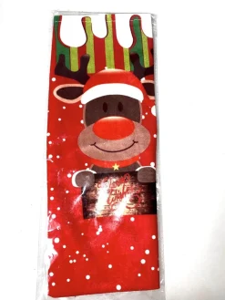 Non Merk Kerstsokken></noscript>Wijnflessok 3 Stuks - Kerstsok- Kerstdecoratie- Diner- Wijn- Fles- Kerstcadeau- Wijnfleshouder