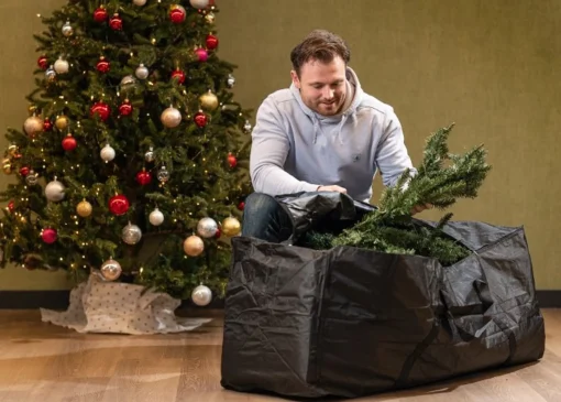 DistriCover Winza Outdoor Covers Kunstkerstboom Opbergtas Xl 200 Cm Lang - Grijs Best