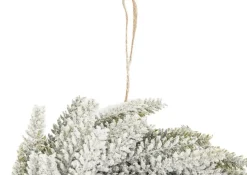 Naturn Christmas Kerstkransen></noscript>Witte Sneeuw Kerstkrans O 40 Cm Van | Ronde Krans | Kerstdecoratie Deurkrans | Kerstcadeau | Kransen Voor De Kerst | Kerstversiering Kransen | Wit