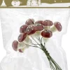 Merkloos Kerststukjes>3X Bosjes Met Paddenstoelen Instekers/Stekers 2 Cm - Herfststukje/Kerststukje Maken - Onderdelen - Paddenstoeltjes