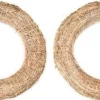 Merkloos Kerstkransen>2X Decoratie Krans Van Stro 35 Cm - Diy Kransen Maken - Kerst Deurkrans - Herfststukje Maken