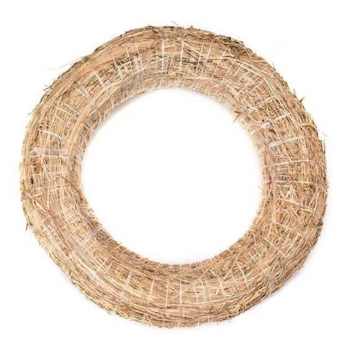 Merkloos Kerstkransen>2X Decoratie Krans Van Stro 30 Cm - Diy Kransen Maken - Kerst Deurkrans - Herfststukje Maken