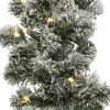 Merkloos Guirlandes>4X Groene Dennenslingers Met Sneeuw En Verlichting 270 X 25 Cm - Kerstslingers / Dennen Slingers / Takken