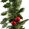 Merkloos Guirlandes>3X Kerst Hulst Folie Slingers 270 Cm - Kerstslingers - Kerstversieringen