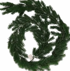 Merkloos Guirlandes>3X Kerstguirlande Donkergroen 180 Cm - Dennen Takken Slingers