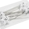 Othmar Decorations Kerststukjes>24X Kerststukje Onderdelen Te Stekers Met Open Ster 6 Cm - Kerststukje Maken Onderdelen