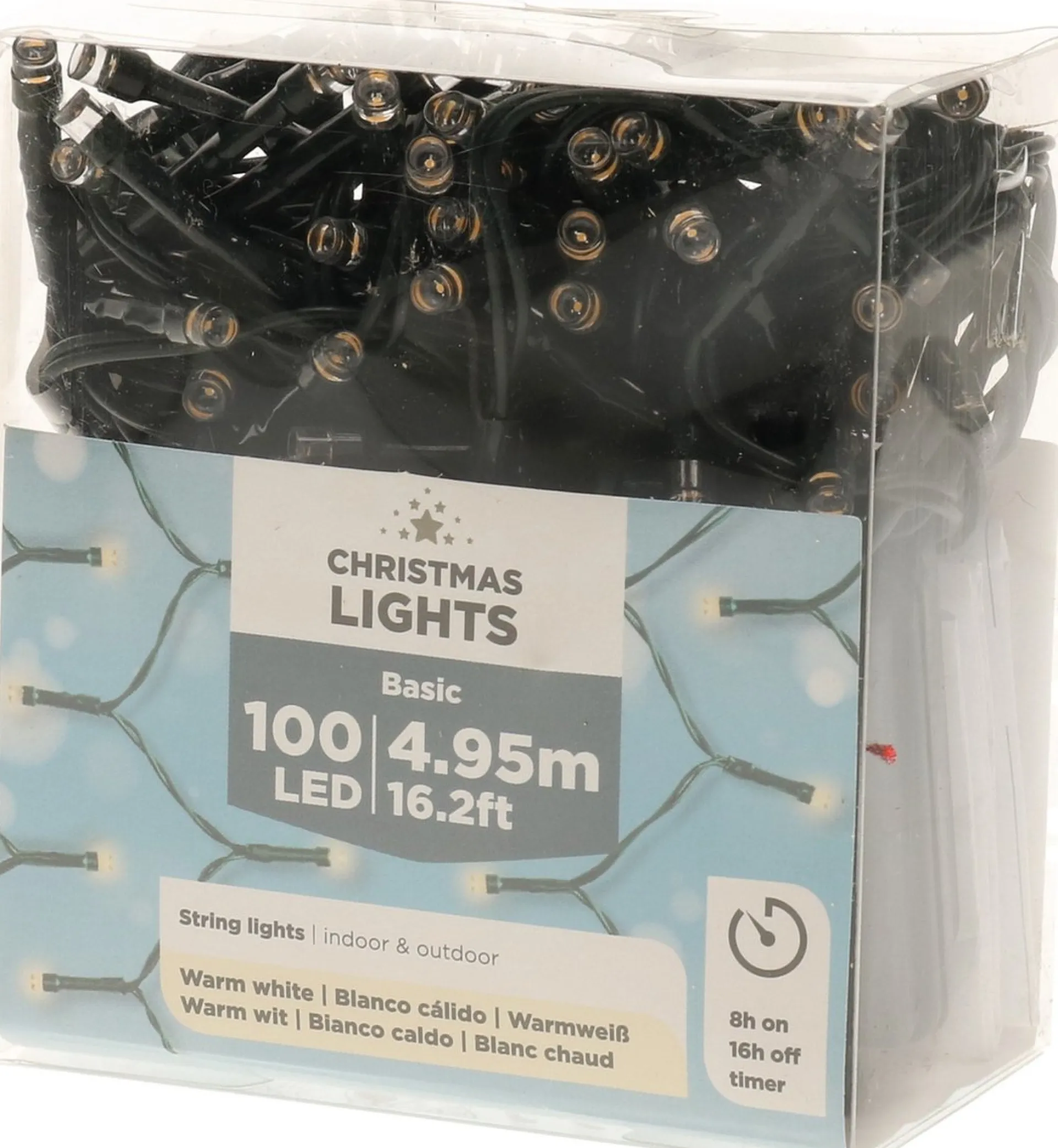 Merkloos 2X Kerstverlichting Op Batterij Warm Wit Buiten 100 Lampjes - Boomverlichting 2 Stuks Hot