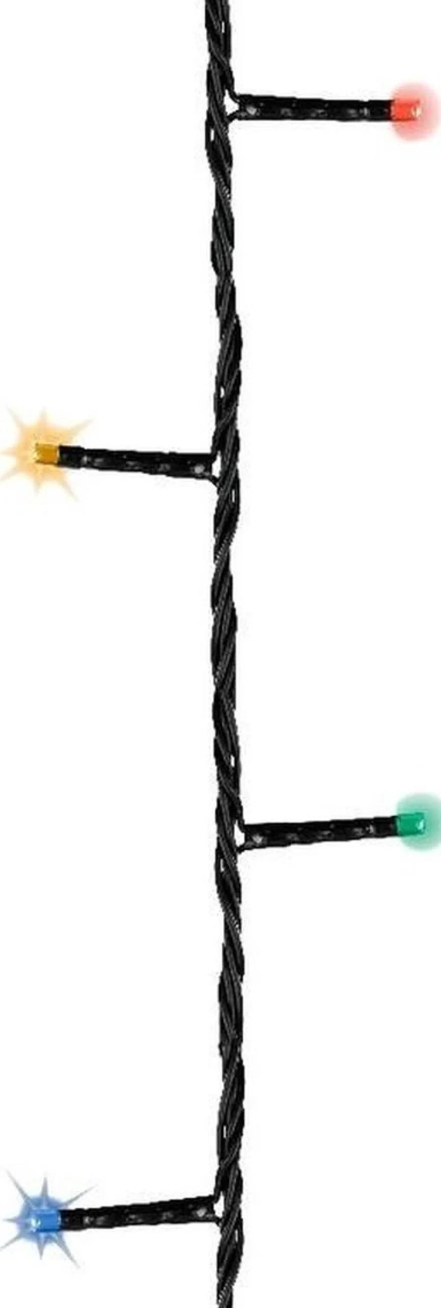 Merkloos 2X Kerstverlichting Twinkle Op Batterij Gekleurd Buiten 48 Lampjes - Boomverlichting 2 Stuks Online