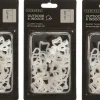 Lumineo 96X Kerstverlichting/Feestverlichting Bevestiging Dakgoot Ophang Haakjes - Lichtsnoeren Ophangen Online