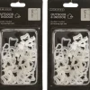 Lumineo 48X Kerstverlichting/Feestverlichting Bevestiging Dakgoot Ophang Haakjes - Lichtsnoeren Ophangen Best Sale