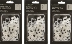 Lumineo 72X Kerstverlichting/Feestverlichting Bevestiging Dakgoot Ophang Haakjes - Lichtsnoeren Ophangen Cheap
