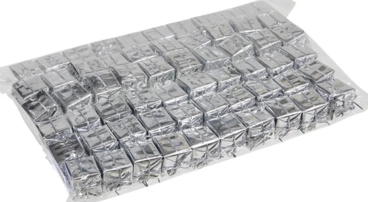 Othmar Decorations Kerststukjes>60X Stuks Decoratie Prikkers Mini Cadeautjes 2,5 Cm - Decoratiemateriaal/Hobby Materiaal - Kerstversiering - Kerststukjes