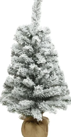 Merkloos 2X Stuks Kunstboom/Kunst Kerstboom Met Sneeuw 90 Cm - Kunst Kerstboompjes/Kunstboompjes - Kerstversiering Cheap