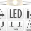 Merkloos Zilverdraad 200Led Ww Adapter Best