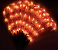 WT trading Zuurstok Kerstverlichting – 10 Zuurstokken – Inclusief Grondpennen Flash Sale