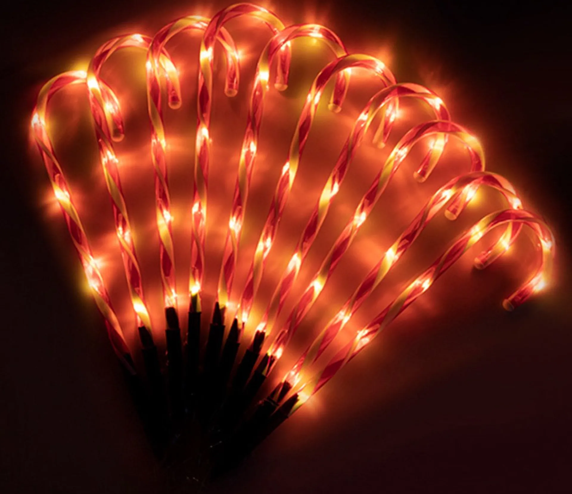 WT trading Zuurstok Kerstverlichting – 10 Zuurstokken – Inclusief Grondpennen Flash Sale